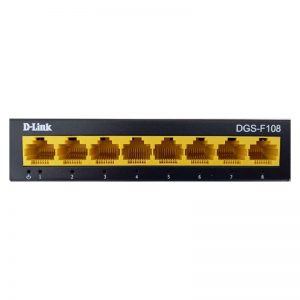 سوییچ شبکه 8 پورت دی-لینک DGS-F108