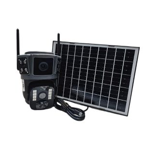 دوربین مداربسته سولار سیم کارتی دو لنز سه تصویر O-KAM مدل TS21