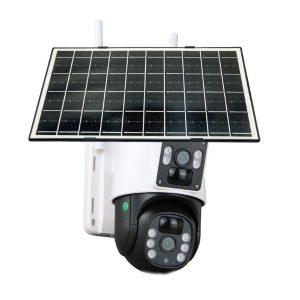 دوربین مداربسته مینی اسپیدام سولار سیم کارتی دو لنز O-KAM مدل TP11