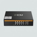 سوییچ شبکه 8 پورت POE گیگابیتی ایمو پلاس مدل IM-3008-FP-2G